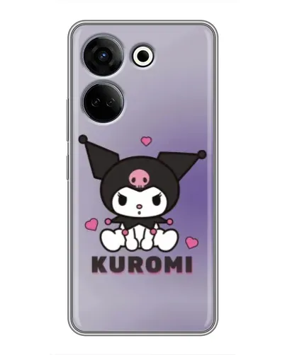 Чохол для TECNO Camon 20 з картинкою «Kuromi — фіолетовий арт» Чохол для TECNO Camon 20 з картинкою «Kuromi — фіолетовий арт»