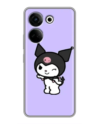 Чохол для TECNO Camon 20 з картинкою «Класична Kuromi» Чохол для TECNO Camon 20 з картинкою «Класична Kuromi»