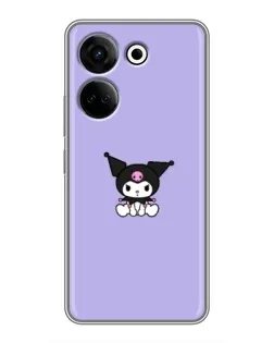 Чохол для TECNO Camon 20 з картинкою «Kuromi — фіолетовий мінімалізм» Чохол для TECNO Camon 20 з картинкою «Kuromi — фіолетовий мінімалізм»