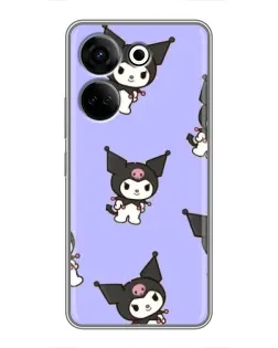 Чохол для TECNO Camon 20 з картинкою «Паттерн з Kuromi» Чохол для TECNO Camon 20 з картинкою «Паттерн з Kuromi»