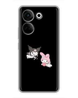 Чохол для TECNO Camon 20 з картинкою «My Melody та Kuromi» Чохол для TECNO Camon 20 з картинкою «My Melody та Kuromi»