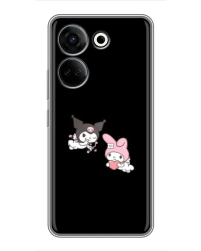 Чохол для TECNO Camon 20 з картинкою «My Melody та Kuromi» Чохол для TECNO Camon 20 з картинкою «My Melody та Kuromi»