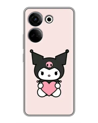 Чохол для TECNO Camon 20 з картинкою «Kuromi та серце» Чохол для TECNO Camon 20 з картинкою «Kuromi та серце»