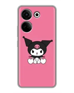 Чохол для TECNO Camon 20 з картинкою «Похмура Kuromi» Чохол для TECNO Camon 20 з картинкою «Похмура Kuromi»