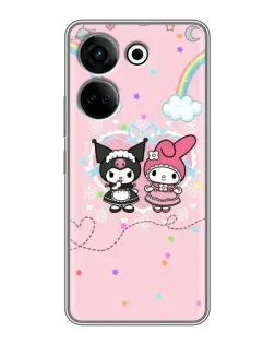 Чохол для TECNO Camon 20 з картинкою «My Melody та Kuromi» Чохол для TECNO Camon 20 з картинкою «My Melody та Kuromi»