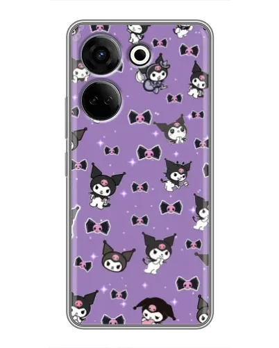 Чохол для TECNO Camon 20 з картинкою «Kuromi — патерн» Чохол для TECNO Camon 20 з картинкою «Kuromi — патерн»