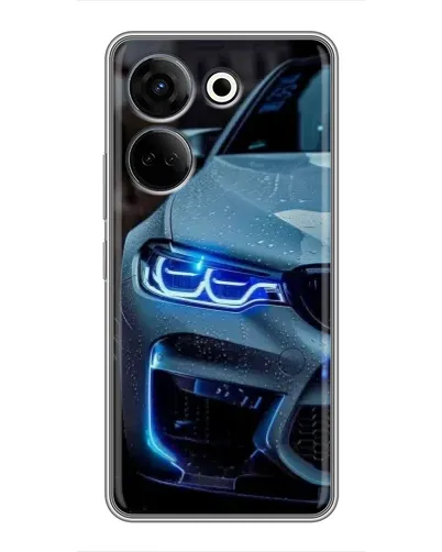 Чехол для TECNO Camon 20 с картинкой «Взгляд BMW с синими фарами» Чехол для TECNO Camon 20 с картинкой «Взгляд BMW с синими фарами»