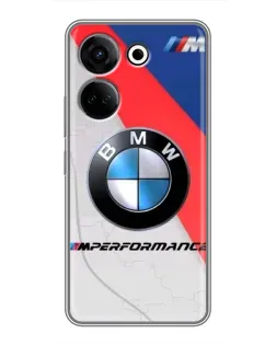 Чехол для TECNO Camon 20 с картинкой «BMW Performance стиль»