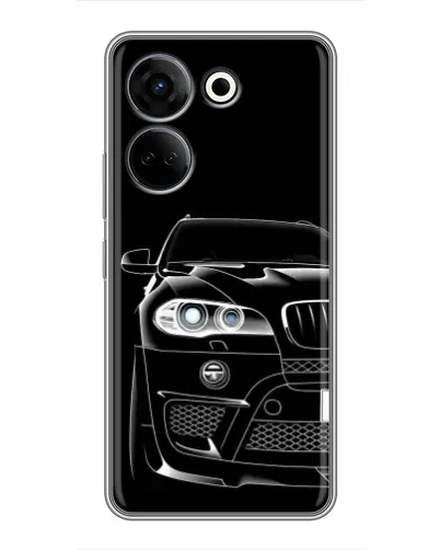 Чехол для TECNO Camon 20 с картинкой «Темный силуэт BMW» Чехол для TECNO Camon 20 с картинкой «Темный силуэт BMW»