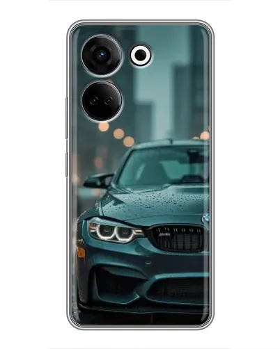 Чехол для TECNO Camon 20 с картинкой «BMW в огнях города» Чехол для TECNO Camon 20 с картинкой «BMW в огнях города»