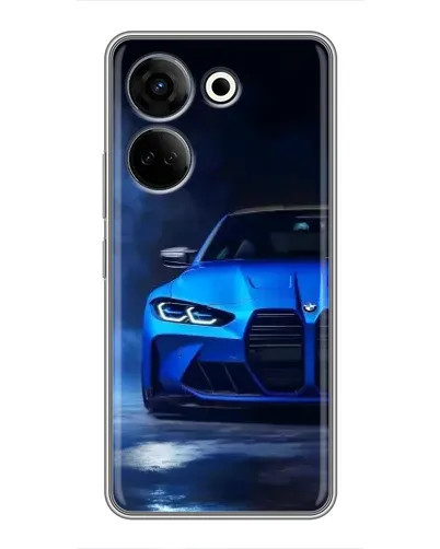 Чехол для TECNO Camon 20 с картинкой «Голубая BMW M4» Чехол для TECNO Camon 20 с картинкой «Голубая BMW M4»