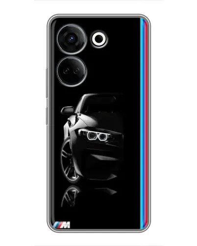 Чехол для TECNO Camon 20 с картинкой «Силуэт BMW в темноте» Чехол для TECNO Camon 20 с картинкой «Силуэт BMW в темноте»