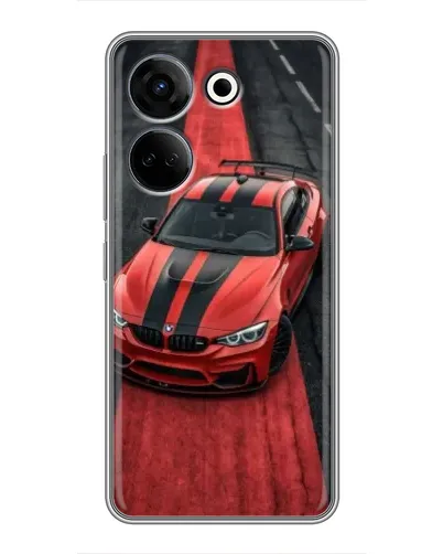 Чехол для TECNO Camon 20 с картинкой «BMW на красной дорожке» Чехол для TECNO Camon 20 с картинкой «BMW на красной дорожке»