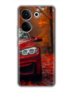 Чехол для TECNO Camon 20 с картинкой «Осенняя BMW M4»