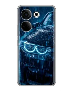 Чохол для TECNO Camon 20 з картинкою «BMW під дощем»