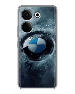 Чохол для TECNO Camon 20 з картинкою «Логотип BMW — лід»