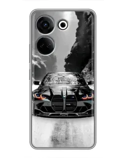 Чохол для TECNO Camon 20 з картинкою «BMW — акварельний дрифт»