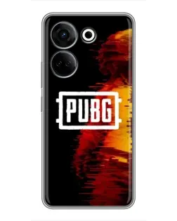 Чехол для TECNO Camon 20 с картинкой «Яркий логотип PUBG» Чехол для TECNO Camon 20 с картинкой «Яркий логотип PUBG»
