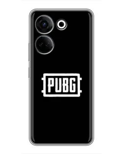 Чехол для TECNO Camon 20 с картинкой «Лого BMW — металлический блеск» Чехол для TECNO Camon 20 с картинкой «Лого BMW — металлический блеск»