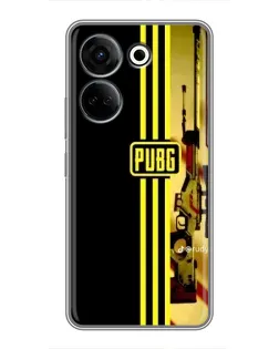 Чехол для TECNO Camon 20 с картинкой «PUBG — камуфляжный шлем» Чехол для TECNO Camon 20 с картинкой «PUBG — камуфляжный шлем»