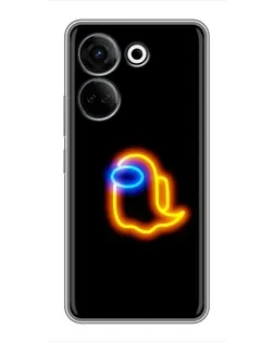 Чехол для TECNO Camon 20 с картинкой «Among Us неоновое сияние» Чехол для TECNO Camon 20 с картинкой «Among Us неоновое сияние»