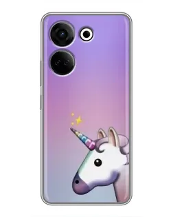 Чехол для TECNO Camon 20 с картинкой «Единорог градиент»