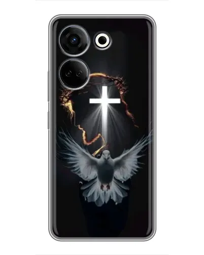 Чехол для TECNO Camon 20 с картинкой «Голубь и Свет» Чехол для TECNO Camon 20 с картинкой «Голубь и Свет»