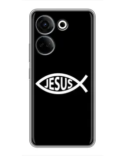 Чехол для TECNO Camon 20 с картинкой «Классический Jesus»