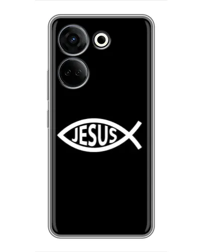 Чехол для TECNO Camon 20 с картинкой «Классический Jesus» Чехол для TECNO Camon 20 с картинкой «Классический Jesus»