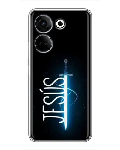 Чехол для TECNO Camon 20 с картинкой «Меч Духа Jesus» Чехол для TECNO Camon 20 с картинкой «Меч Духа Jesus»
