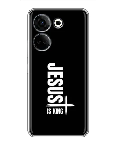 Чехол для TECNO Camon 20 с картинкой «Вертикаль веры Jesus» Чехол для TECNO Camon 20 с картинкой «Вертикаль веры Jesus»