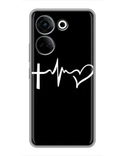 Чохол для TECNO Camon 20 з картинкою «Пульс віри»
