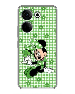 Чехол для TECNO Camon 20 с картинкой «Mickey в клетку»
