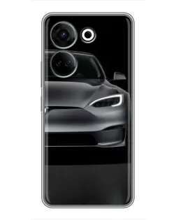Чехол для TECNO Camon 20 с картинкой «Tesla Model S Look» Чехол для TECNO Camon 20 с картинкой «Tesla Model S Look»