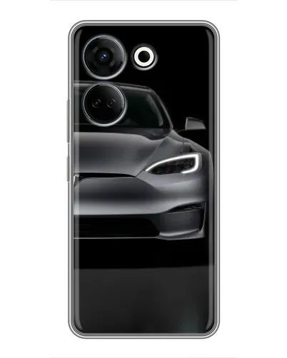 Чехол для TECNO Camon 20 с картинкой «Tesla Model S Look»