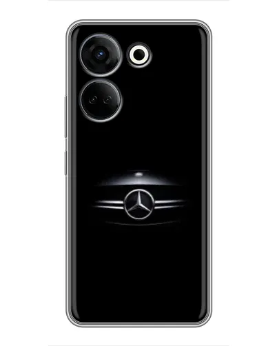 Чехол для TECNO Camon 20 с картинкой «Mercedes — абстрактные линии»