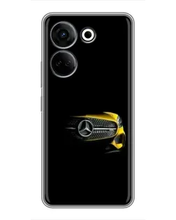 Чехол для TECNO Camon 20 с картинкой «Mercedes — ретро стиль»
