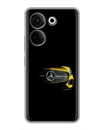 Чехол для TECNO Camon 20 с картинкой «Mercedes — ретро стиль»