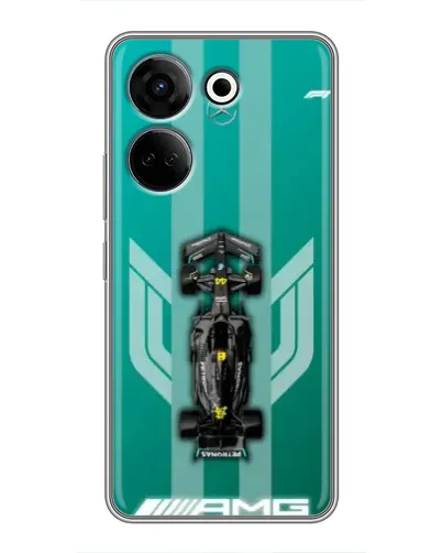 Чехол для TECNO Camon 20 с картинкой «Mercedes AMG Petronas»