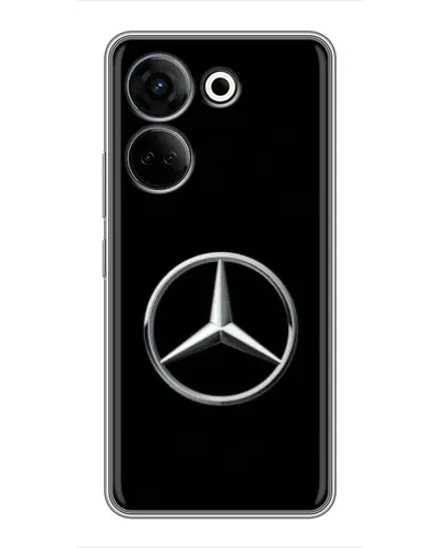 Чехол для TECNO Camon 20 с картинкой «Mercedes классический лого»