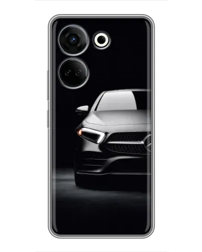 Чехол для TECNO Camon 20 с картинкой «Свет фар Mercedes»