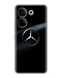 Чохол для TECNO Camon 20 з картинкою «Mercedes на металі»