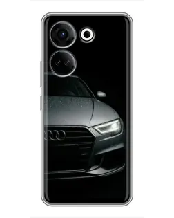 Чехол для TECNO Camon 20 с картинкой «Audi — детализация кузова»