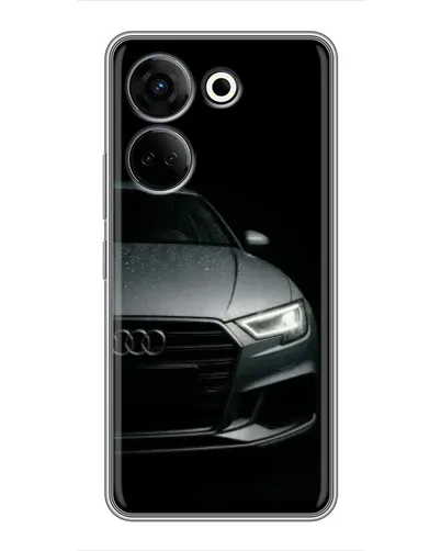 Чехол для TECNO Camon 20 с картинкой «Audi — детализация кузова» Чехол для TECNO Camon 20 с картинкой «Audi — детализация кузова»