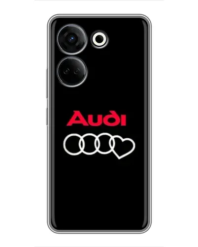 Чехол для TECNO Camon 20 с картинкой «Логотип Audi Heart» Чехол для TECNO Camon 20 с картинкой «Логотип Audi Heart»