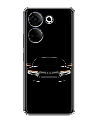 Чехол для TECNO Camon 20 с картинкой «Audi — ночной контур» Чехол для TECNO Camon 20 с картинкой «Audi — ночной контур»