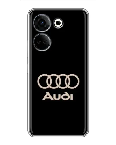 Чехол для TECNO Camon 20 с картинкой «Audi — золотой логотип» Чехол для TECNO Camon 20 с картинкой «Audi — золотой логотип»