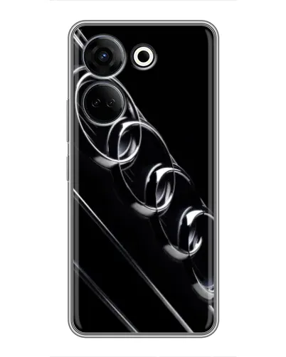 Чехол для TECNO Camon 20 с картинкой «Audi — абстрактные кольца» Чехол для TECNO Camon 20 с картинкой «Audi — абстрактные кольца»