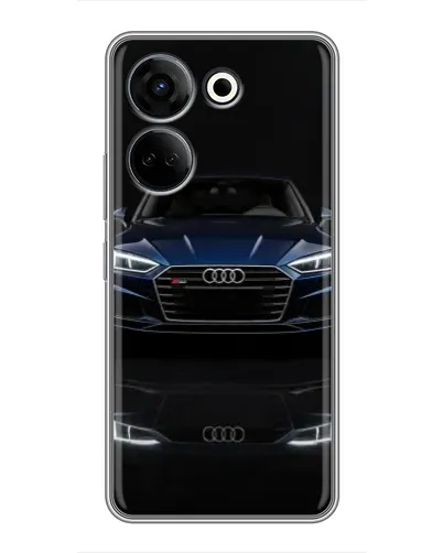 Чехол для TECNO Camon 20 с картинкой «Audi — ночное отражение» Чехол для TECNO Camon 20 с картинкой «Audi — ночное отражение»