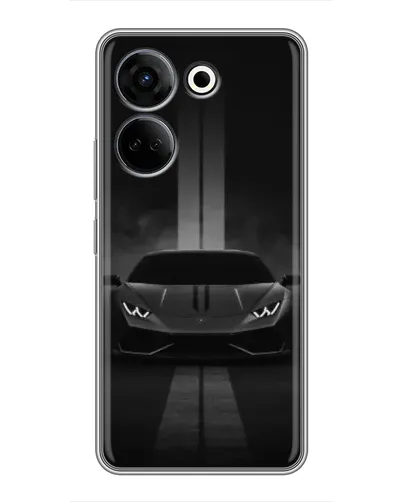 Чехол для TECNO Camon 20 с картинкой «Lamborghini симметрия дорог» Чехол для TECNO Camon 20 с картинкой «Lamborghini симметрия дорог»